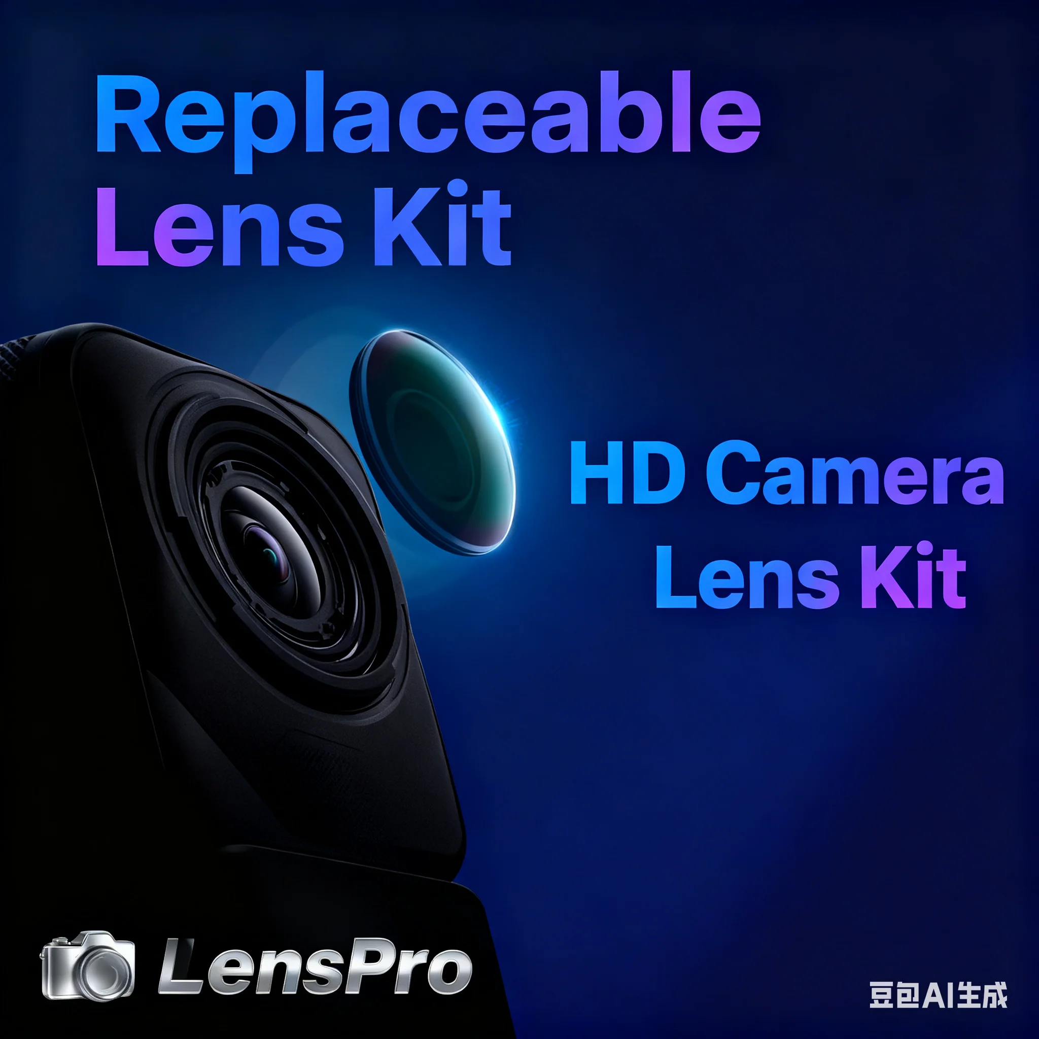 

For Insta360 X5 Replaceable Lens Kit | Original Optical Lens w/ Tools | Easy-Install 360 Camera Accessory