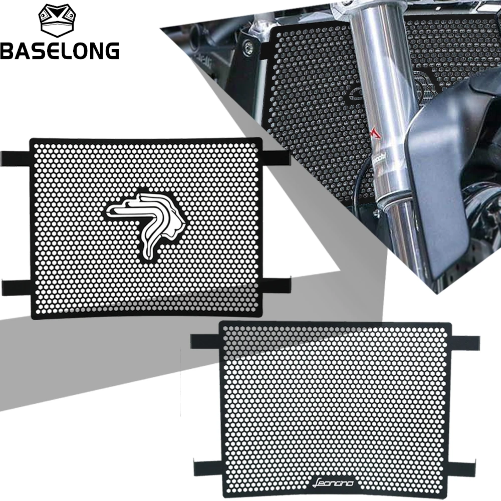 

New Motorcycle Accessories Radiator Grille Guard Cover Grill Protector FOR Benelli Leoncino 800 2020-2021-2022-2023-2024