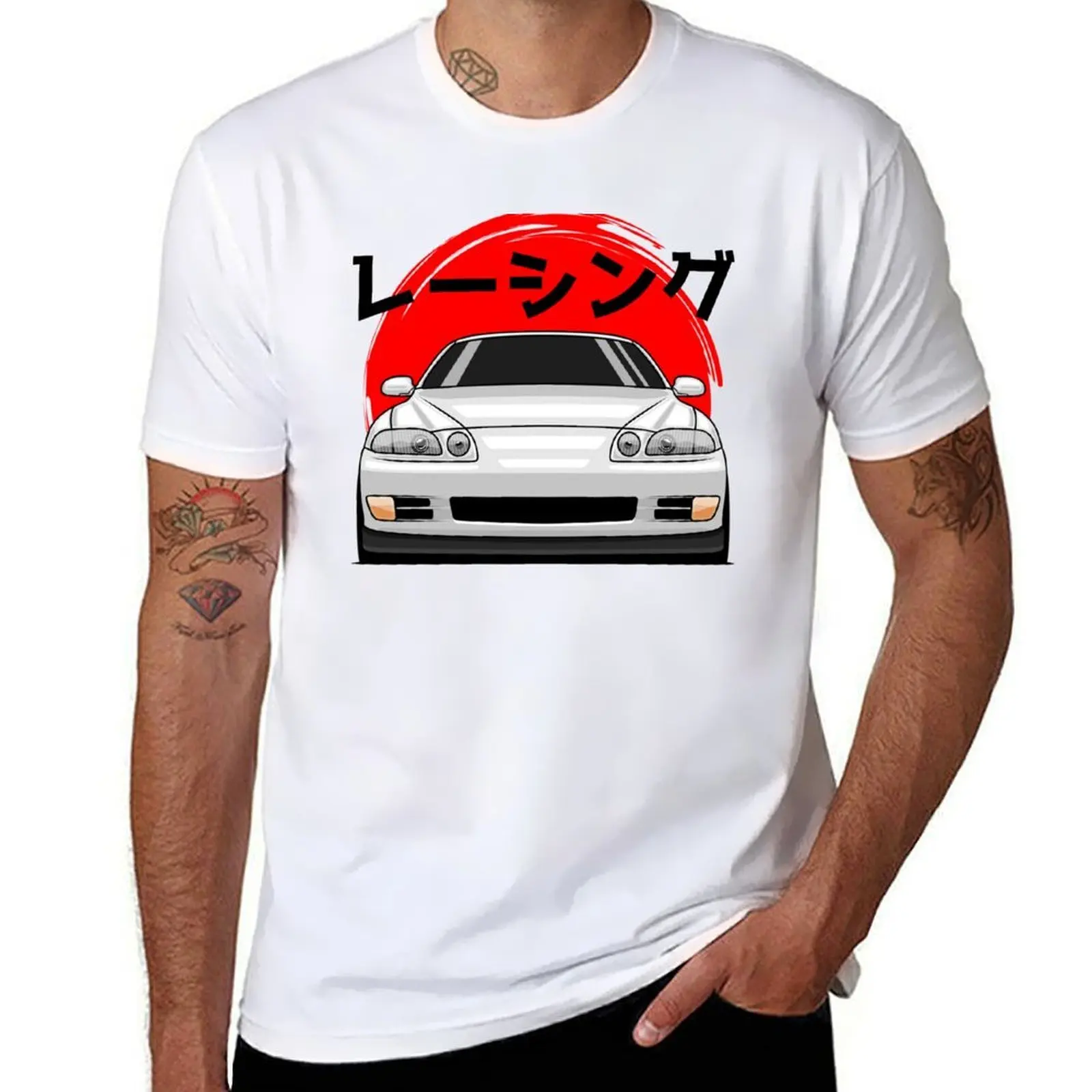 

White Soarer Front T-Shirt man t shirt summer black cotton t-shirt plain for man package T-Shirt