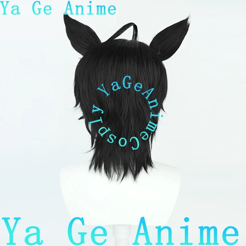Wig Cosplay Uma Musume Pretty Derby Fuji Kiseki dengan Telinga dan Ekor dari Ya Ge Anime Store, untuk Anime, Game, Halloween, dan Reality Show