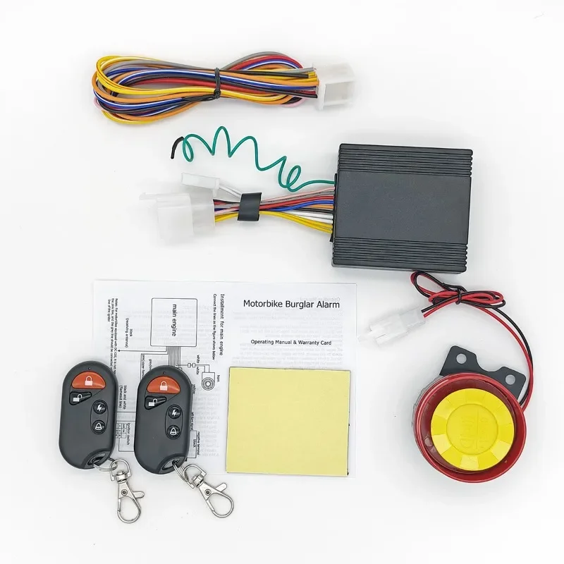 

Anti-theft Alarm, Motorcycle Accessories, Live Start, Electric Flameout, Waterproof, Remote Control, Double Flash, Sensitive