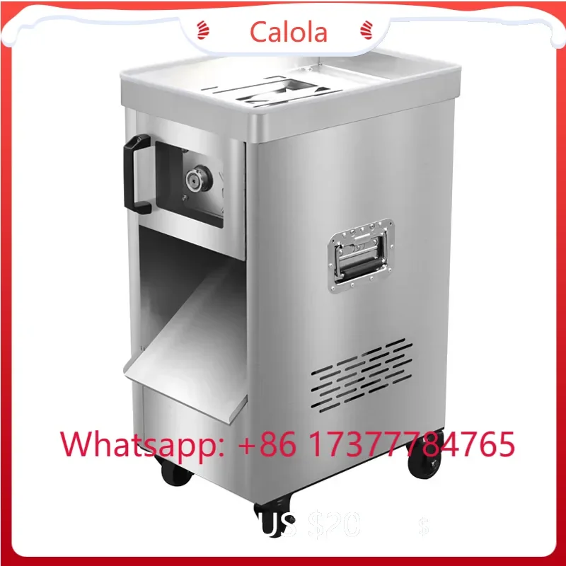 3000W Commercial Electric Meat Slicer Multifunctional Automatic Meat Shredder Dicer Machine