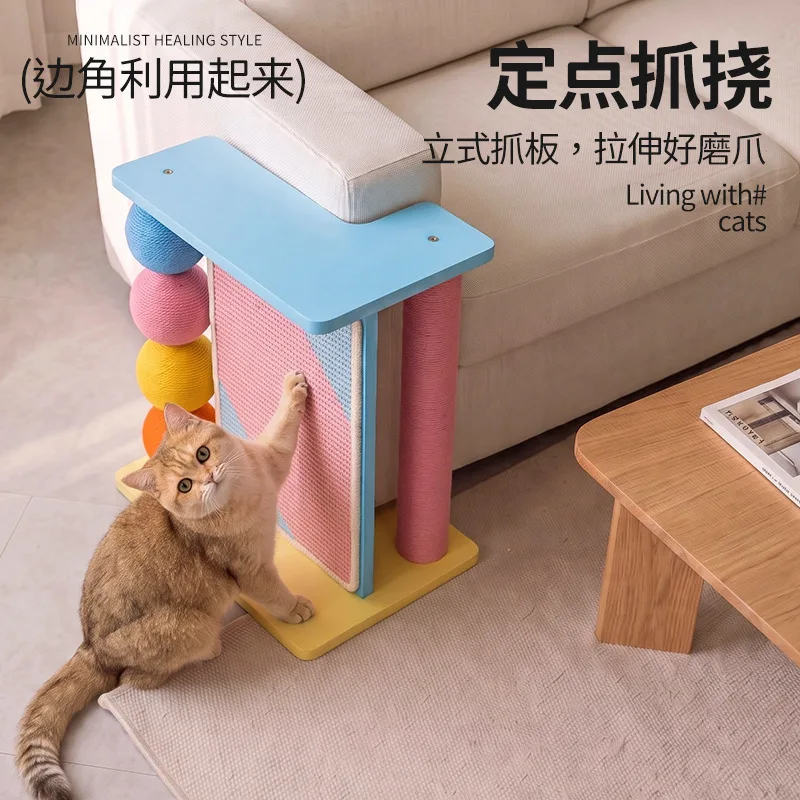 mpj-a  Cat climbing frame cat scratching board integrated wear-resistant not easy to chip protection sofa corner pet supplies