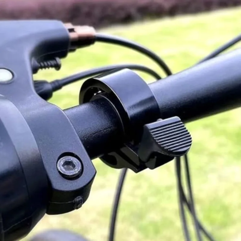 Unsichtbare Fahrradklingel MTB Rennrad Hupe Aluminiumlegierung Lauter Klang O-Form Kompakt Mini Fahrradlenker Zubehör Sicher