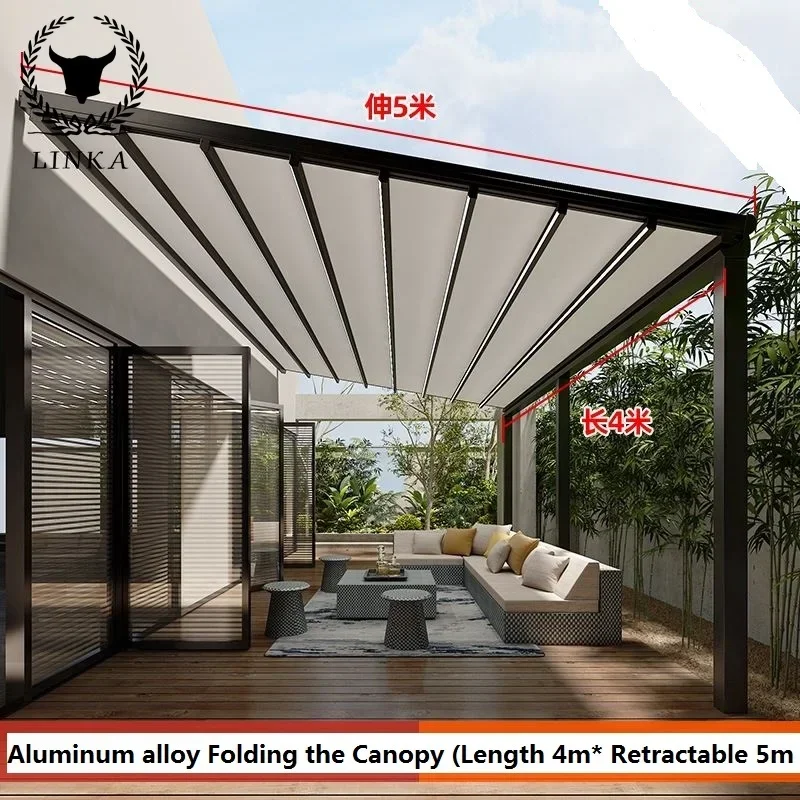 Outdoor Furniture Canopy Tent Pergola Gazebo Pergola Wood Modern China Garden Waterproof Garden Pergola  sunshade outdoor awning