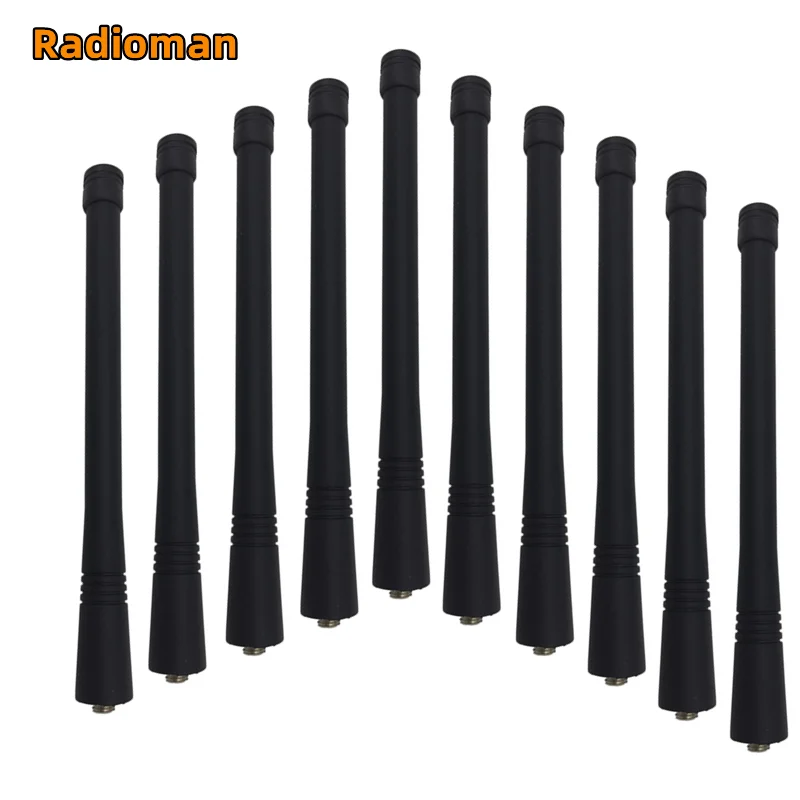 10pcs VHF UHF 136-174Mhz Moto Style Antenna for MOTOROLA GP328 GP338 GP68 gpP88 GP88S 300 CP200 EP350 EP450 HT1250 Walkie Talkie