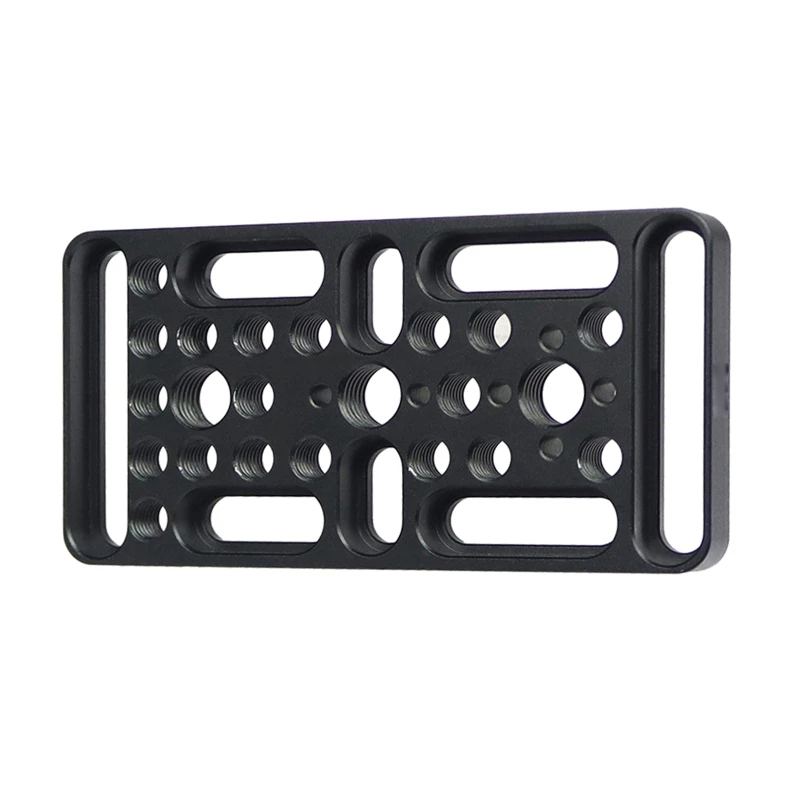 Camera Stabilizer Cheese Plate Multi-purpose Dslr Mounting Plate with 1/4 3/8