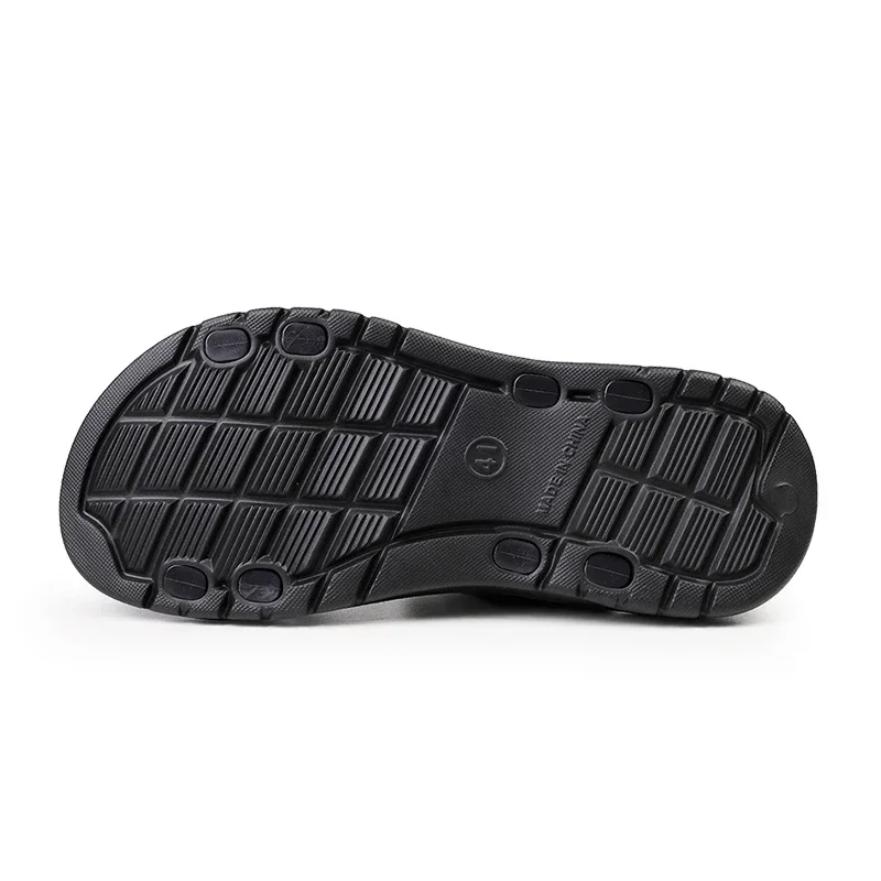 Summer Sandals for Men Outdoor Casual Sport Slippers PU Leather Non-slip Breathable Roman Shoes Beach Flip-Flop Garden Shoes