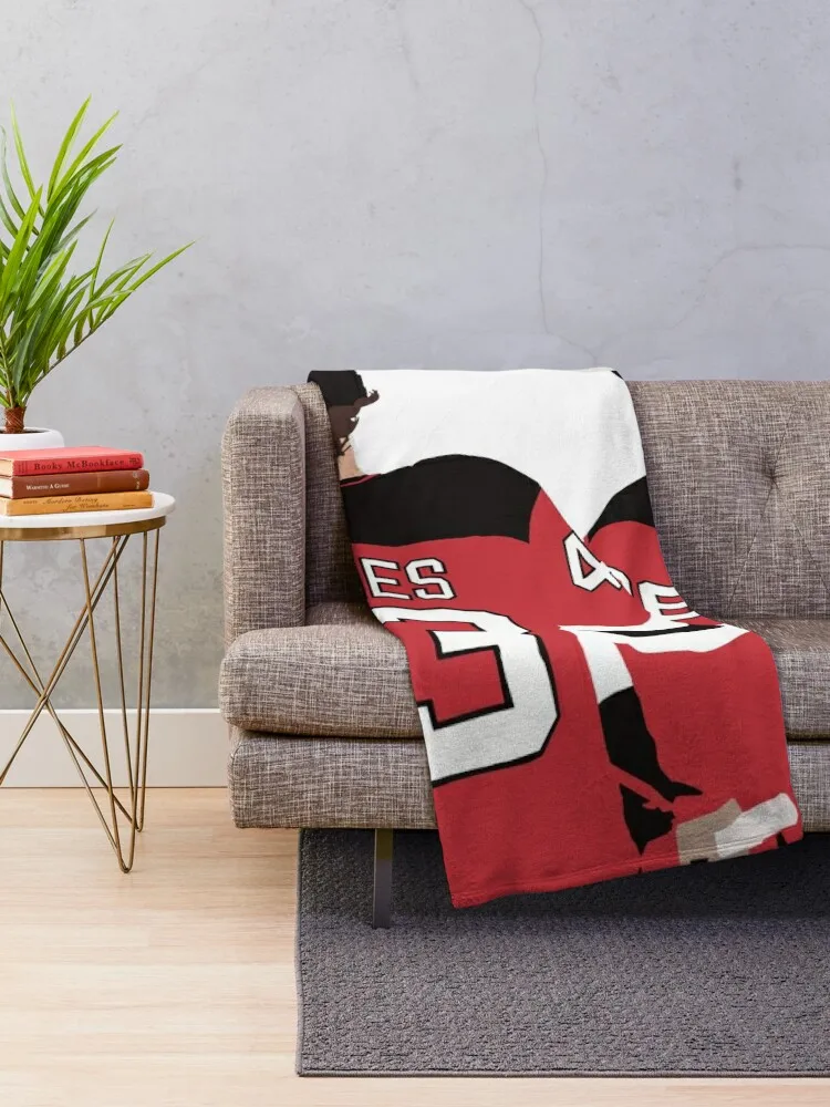 Jack and Luke Hughes New Jersey Devils Throw Blanket Bed Fashionable Comforter Stuffeds Blankets