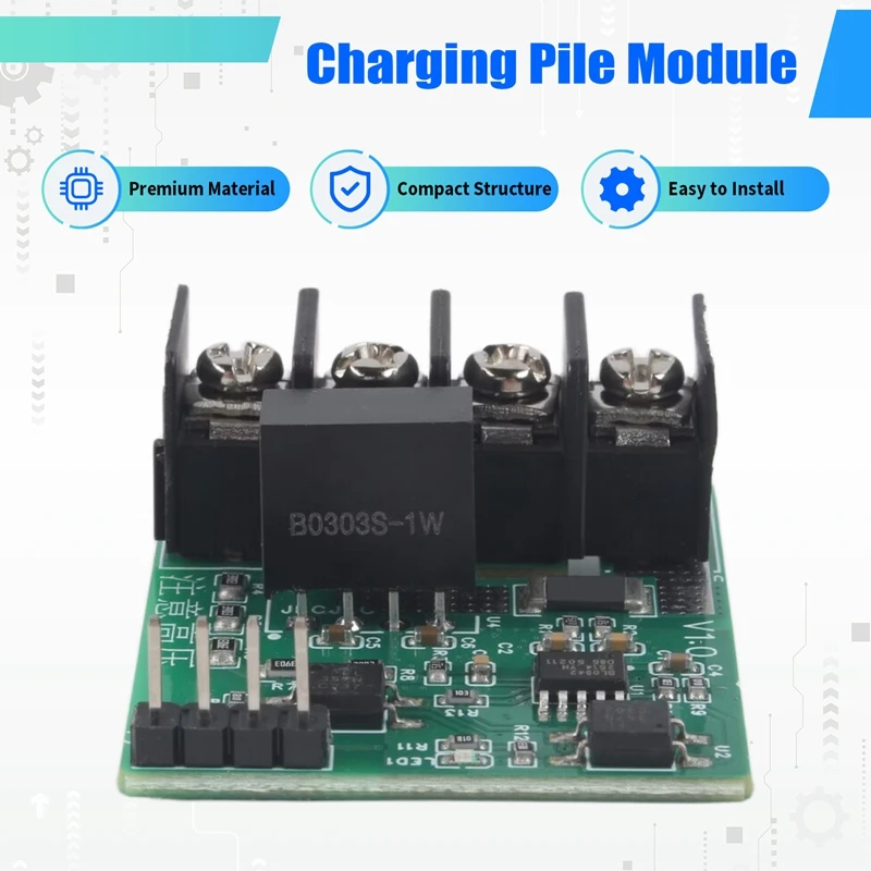 AS62 BL0942 220V AC Power Metering Module For Charging Piles Featuring Serial Port Output And Zero Crossing Detection