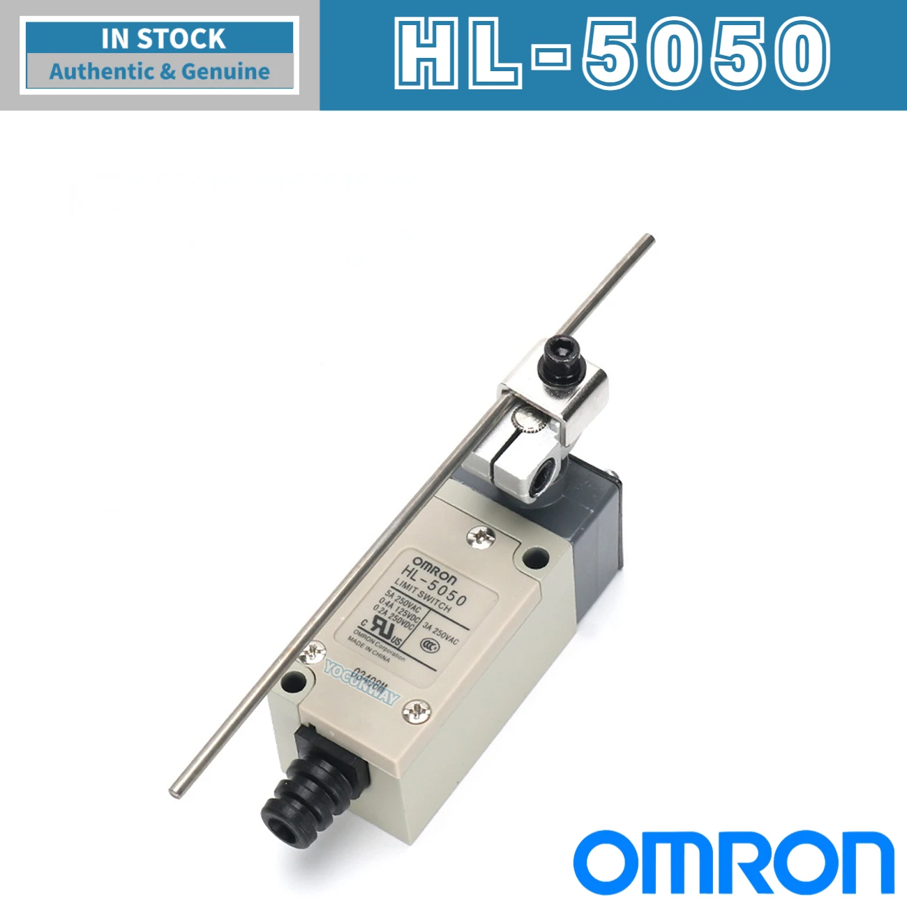 OMRON Original Endschalter, authentisch, neu, HL-Serie – 5A, kompatibel mit den Modellen HL-5000, HL-5030, HL-5050, HL-5100, HL-5200, HL-5300