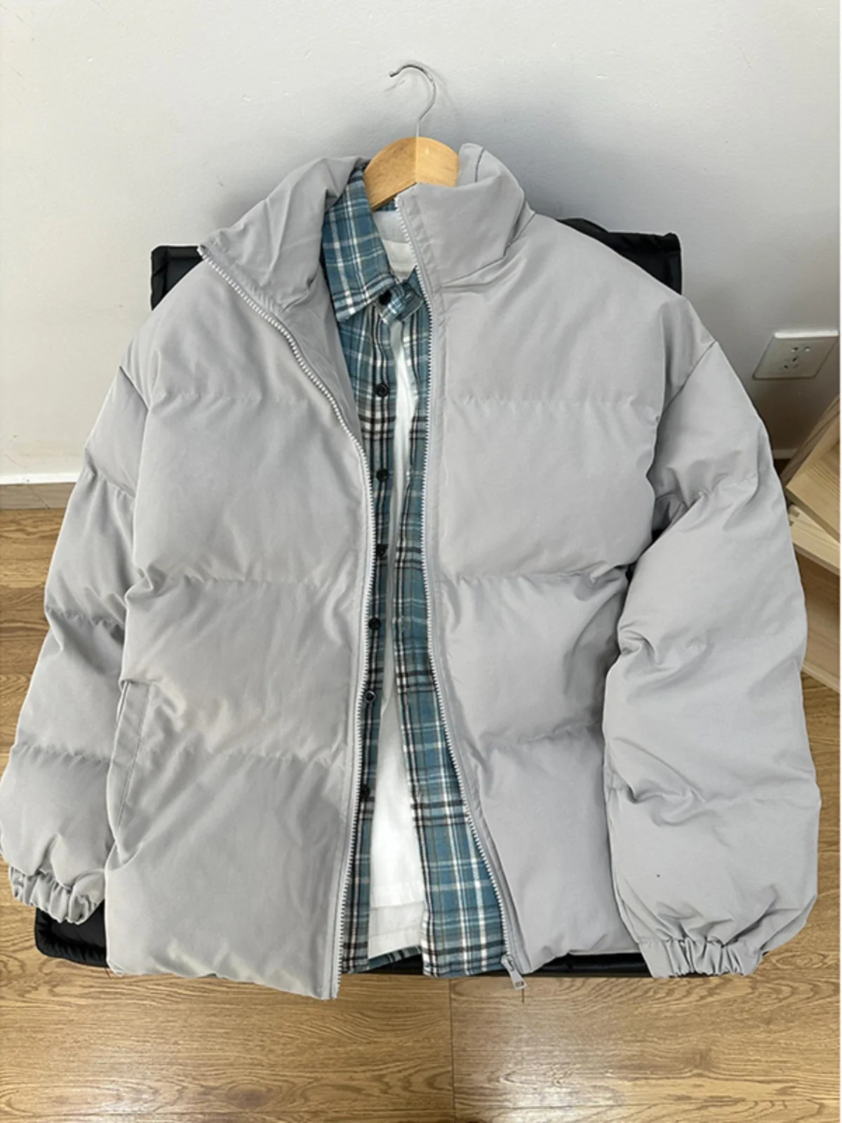 

Утепленная зимняя куртка для мужчин: стеганое хлопковое пальто с воротником-стойкой, очень теплое, молодежное, повседневное, верхняя одежда