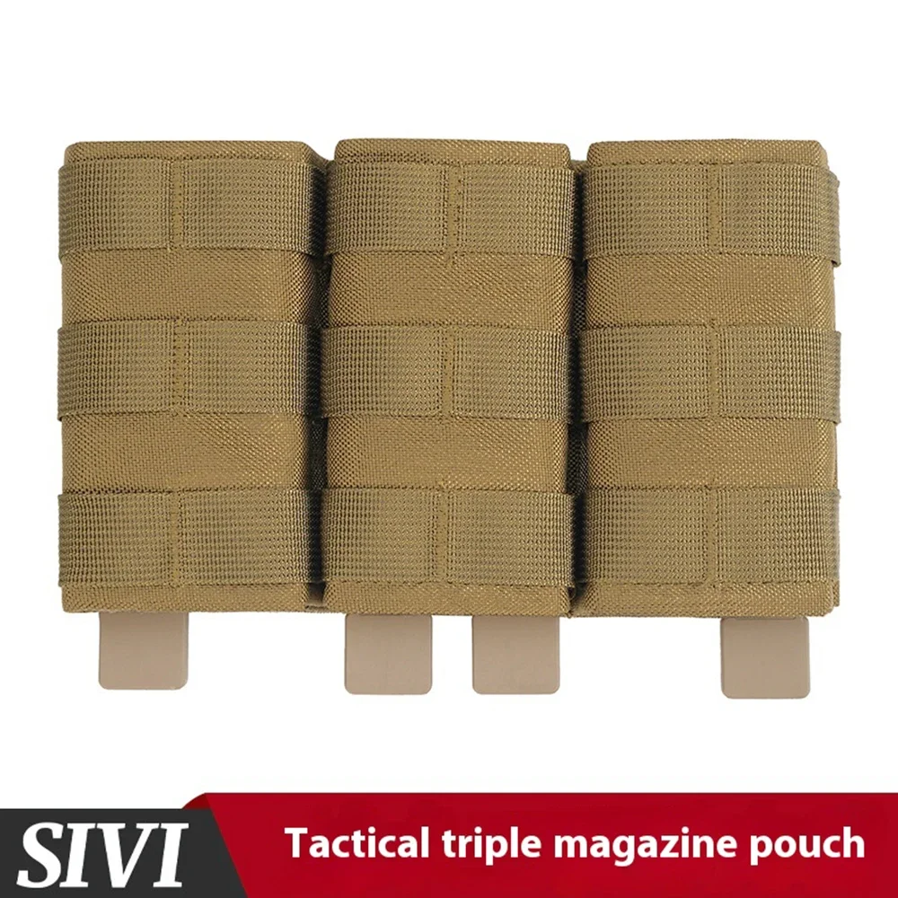 

Tactical Vest 3 Molle 5.56 Magazine Bag M4 KYWI MAG Triple Magazine Bag Tactical Hunting Airsoft Equipment