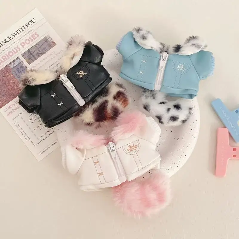 

10cm cotton doll, small leather velvet with small tail series, new cotton doll, no attribute, baby doll clothes suit