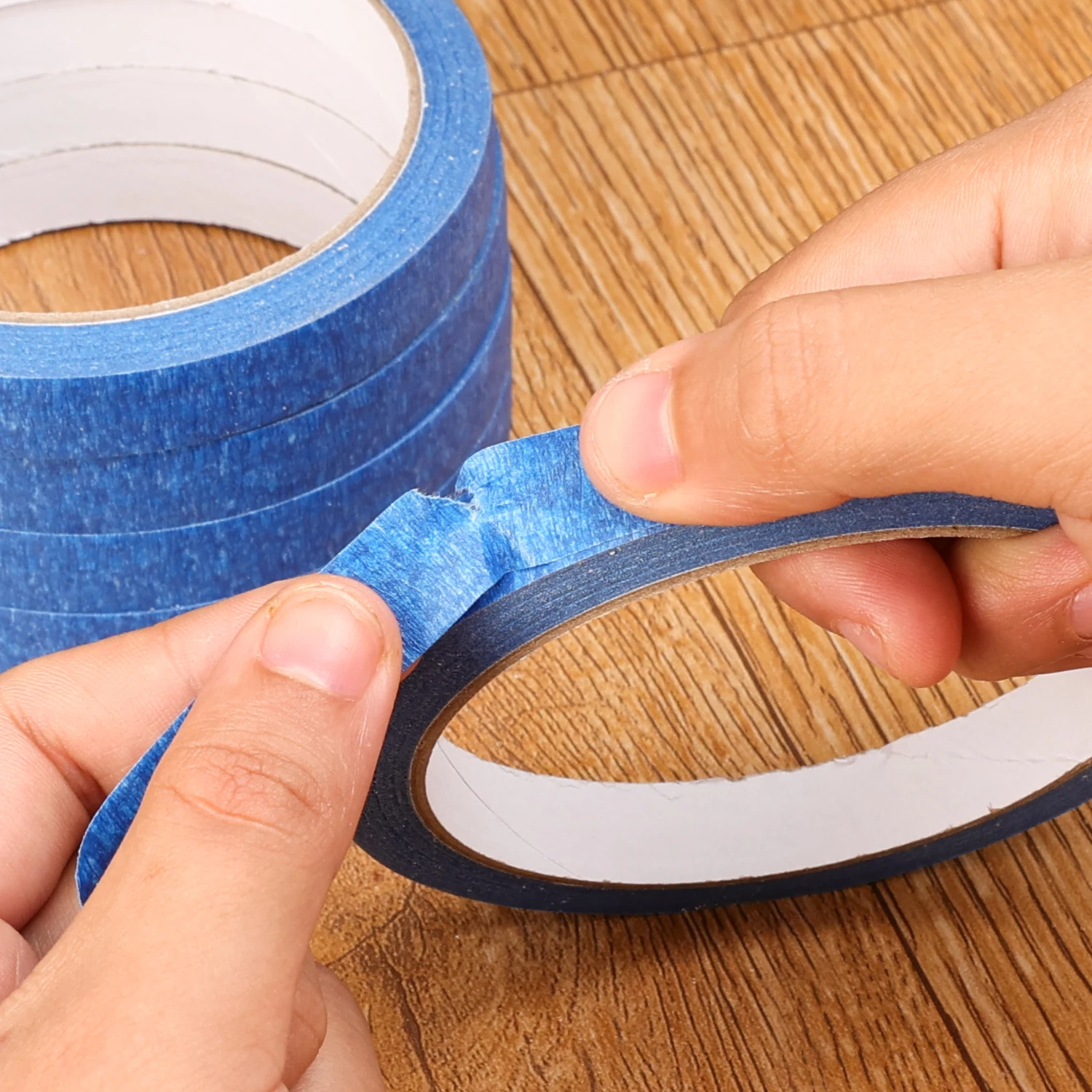 20/400 м синяя малярная лента для рисования стен, ремесел, строительной очистки, маскирующая лента для нескольких поверхностей, легко удаляемая лента для художника