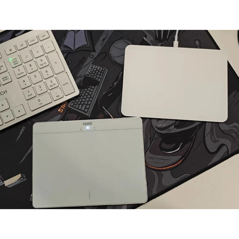 

HUKE Bluetooth MagicTrack Anode Aluminum Shell Custom Tri Mode Wireless Control Board for IPad Office Win External Accessories