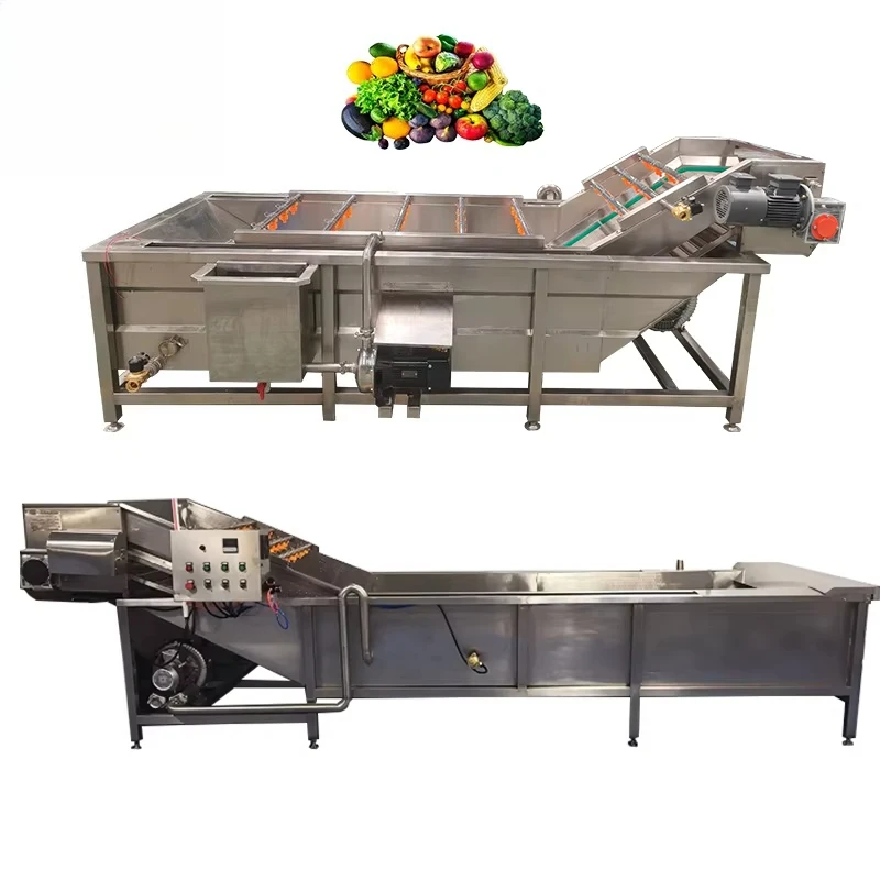 Customized Bubble Washing Machine Modern Compact Design Reasonable Layout Space Saving High Efficiency For Food Processing