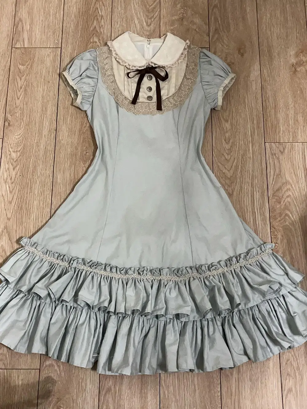 Gentle Wind Retro Niche Sweet Lolita Dress Women's Summer Court Style High-end Temperament Thin Skirt