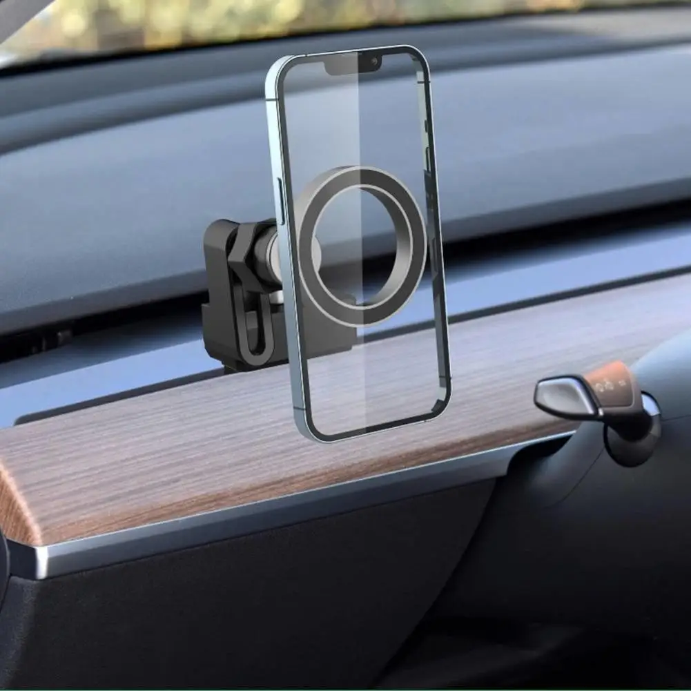 

Car Vent Phone Mount Magnetic Phone Holder 360° Adjustable Extension Sturdy Stand Compatible For Model 3/Y