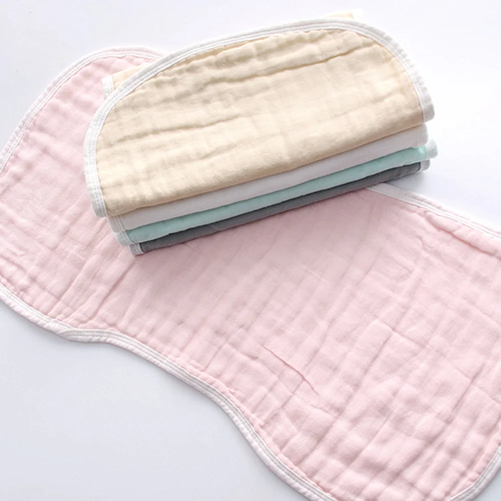 

5Pcs Baby Burp Cloth Cotton Infant Saliva Towel Soft Absorbent Burping Towel for Newborn Toddlers Burp Cloths Baby Washcloths
