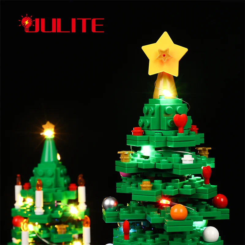 Building Blocks Light For Creator Seasonal 40573 Christmas Tree(NOT Include the Model) LED Lighting Accessories DIY Toys