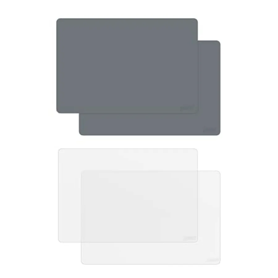 

Bundle – 2 Items: , Silicone Mats for Kitchen Counter, Heat Resistant Mats, Countertop Protectors, Thick, Non-Slip, 25 x 17 Inch