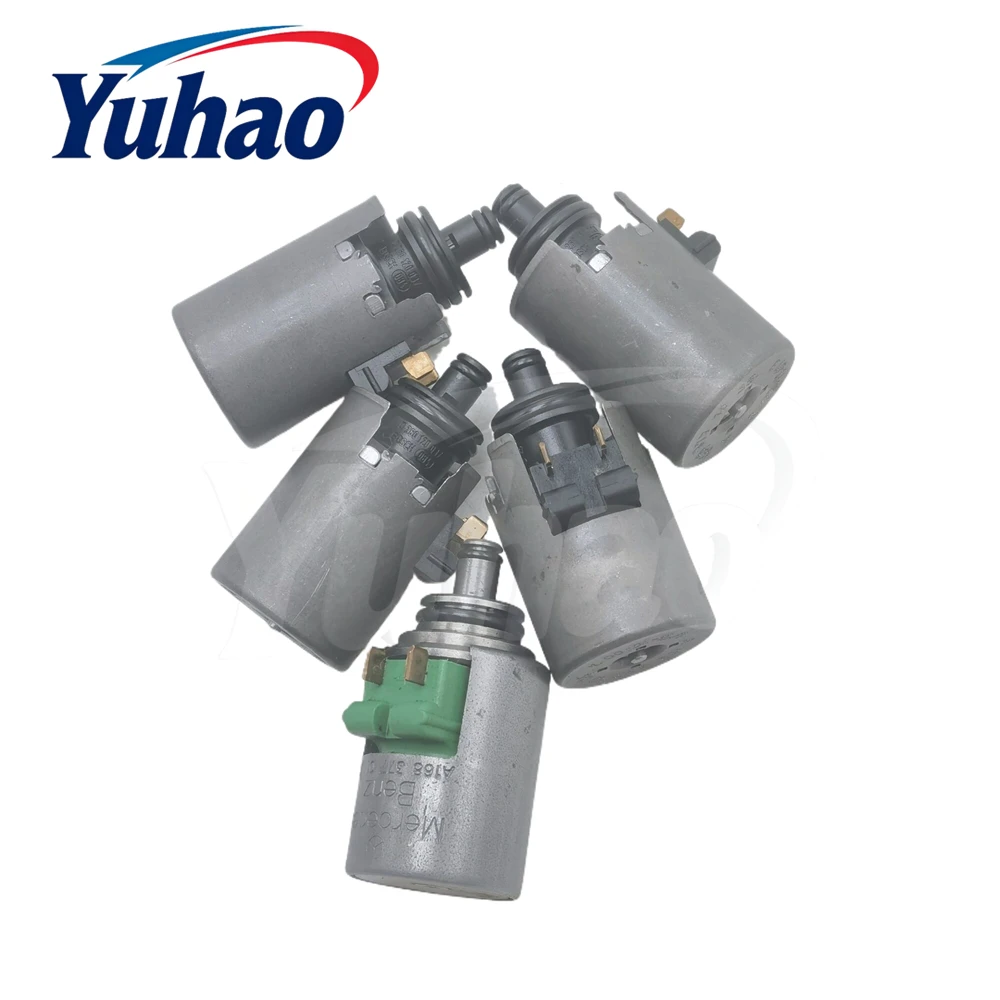722.7 5-Piece Set Transmission Solenoid Valve A0245455132 For Mercedes Benzs A140 A160 Automatic Transmission Solenoid Valve