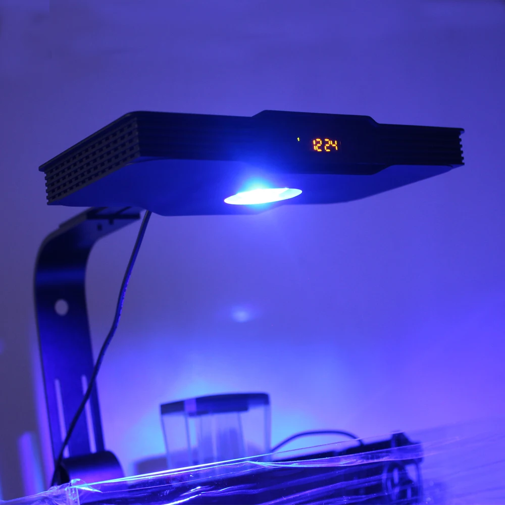 New Bracket Spectra Aqua Knight V3 Full Spectrum Programmable Sunrise Sunset 75W Saltwater Fish Tank Coral Reef Aquarium Light