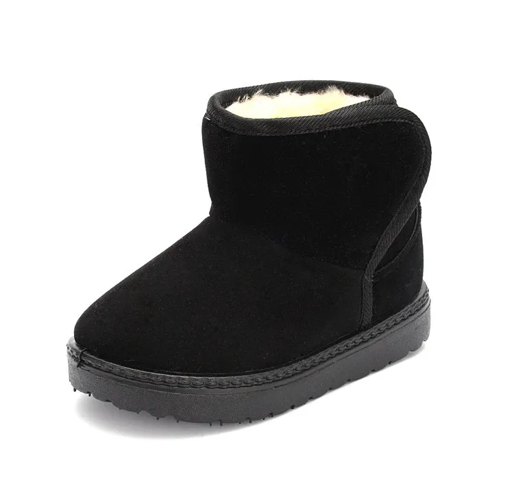 Neue Winterstiefel für Jungen und Mädchen mit Gummisohle, rutschfeste, weiche Sohle, warme, kurze Stiefel, Baumwollschuhe für Babys und Kinder, geeignet für den Außenbereich und den Alltag. – Detail 5