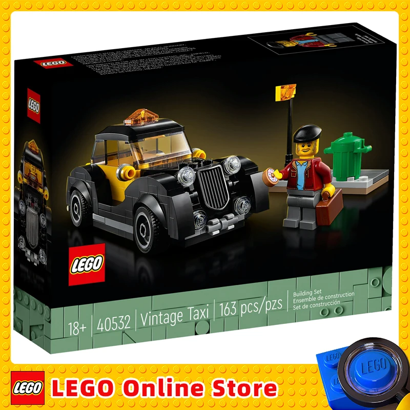 Lego Vintage Taxi 40532 Exclusive Building Set for Children's Kids Birthday Gift Age 18+