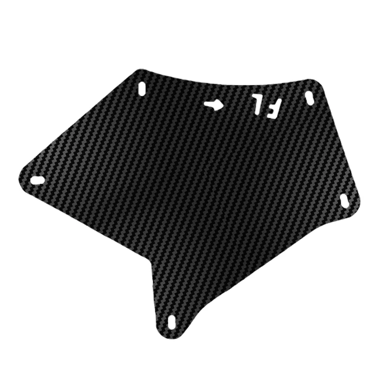 Retalhos de lama para toyota land cruiser prado textura da fibra de carbono respingo guardas mudflaps fender forros escudo selo