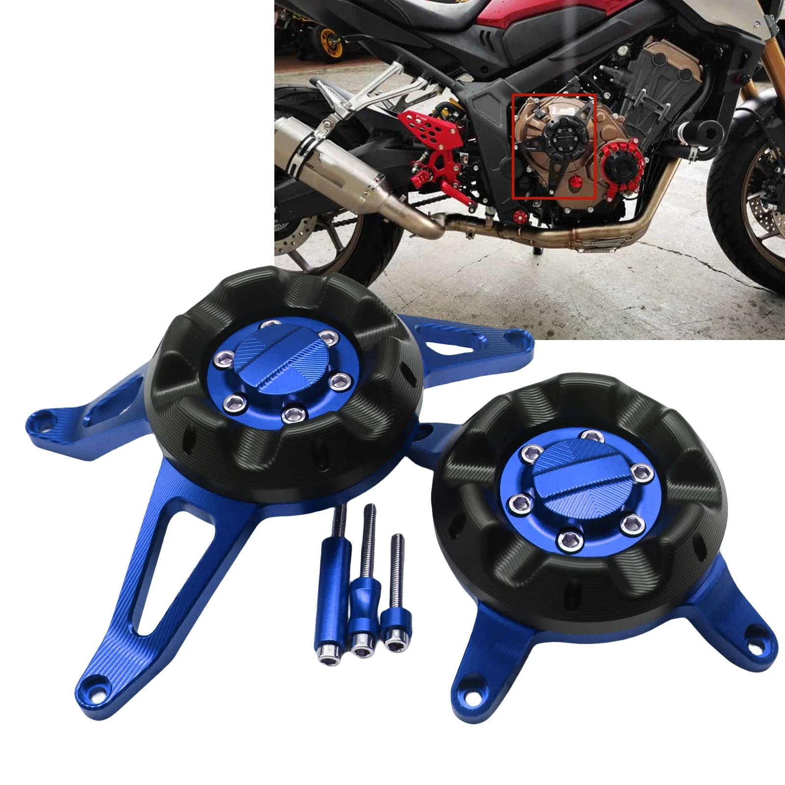 

Pop для HONDA CB650F CBR650F 2014-2020/CBR650R CB650R 2019-2020 Защитная крышка двигателя мотоцикла