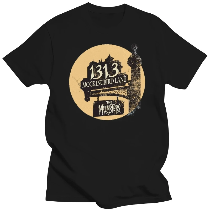 Moonlit Address THE munstersConventional SizeMen's FashionPrinting t shirt