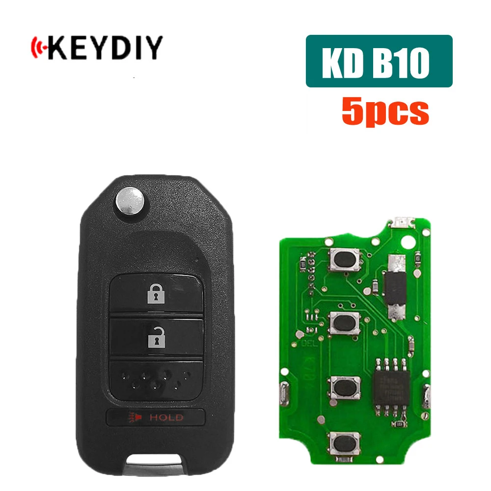 

5 шт. Keydiy B10 Многофункциональный дистанционный ключ 3/4 кнопок Универсальный умный Автомобильный Дистанционный ключ для KD900 KD900 + фонарь URG200 Мини Автомобильный ключ