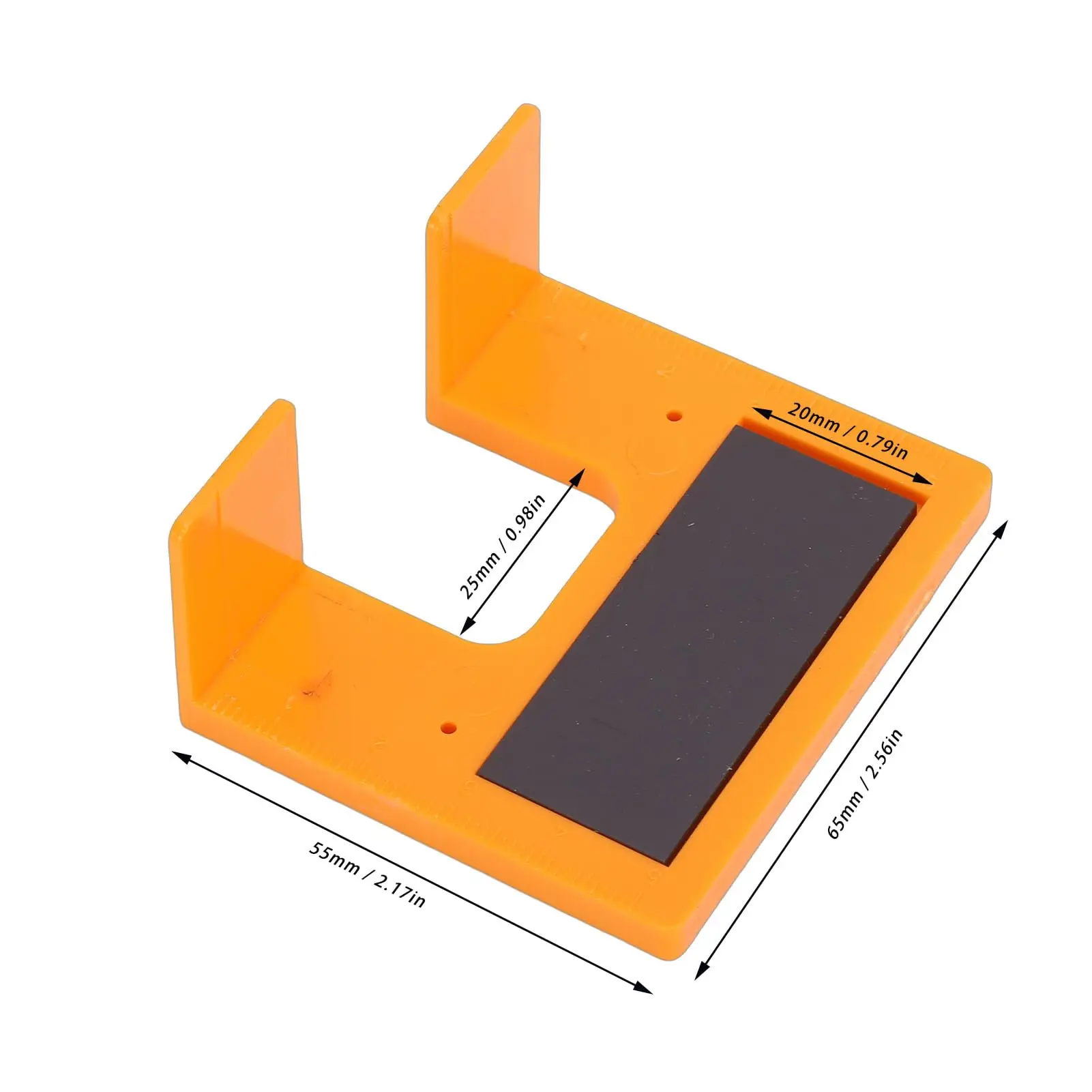 Magnetisches Schranktür-Scharnier-Installations-Positionierwerkzeug 25mm Abstandsausrichtungshilfe Schnellmontagehilfe für Türpaneele