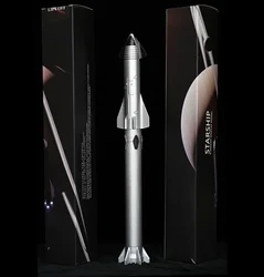 SpaceX Starship Rocket Model Starship Super Heavy Rocket BFR Exquisite Model Decoration Office Desktop Ornaments Birthday Gift