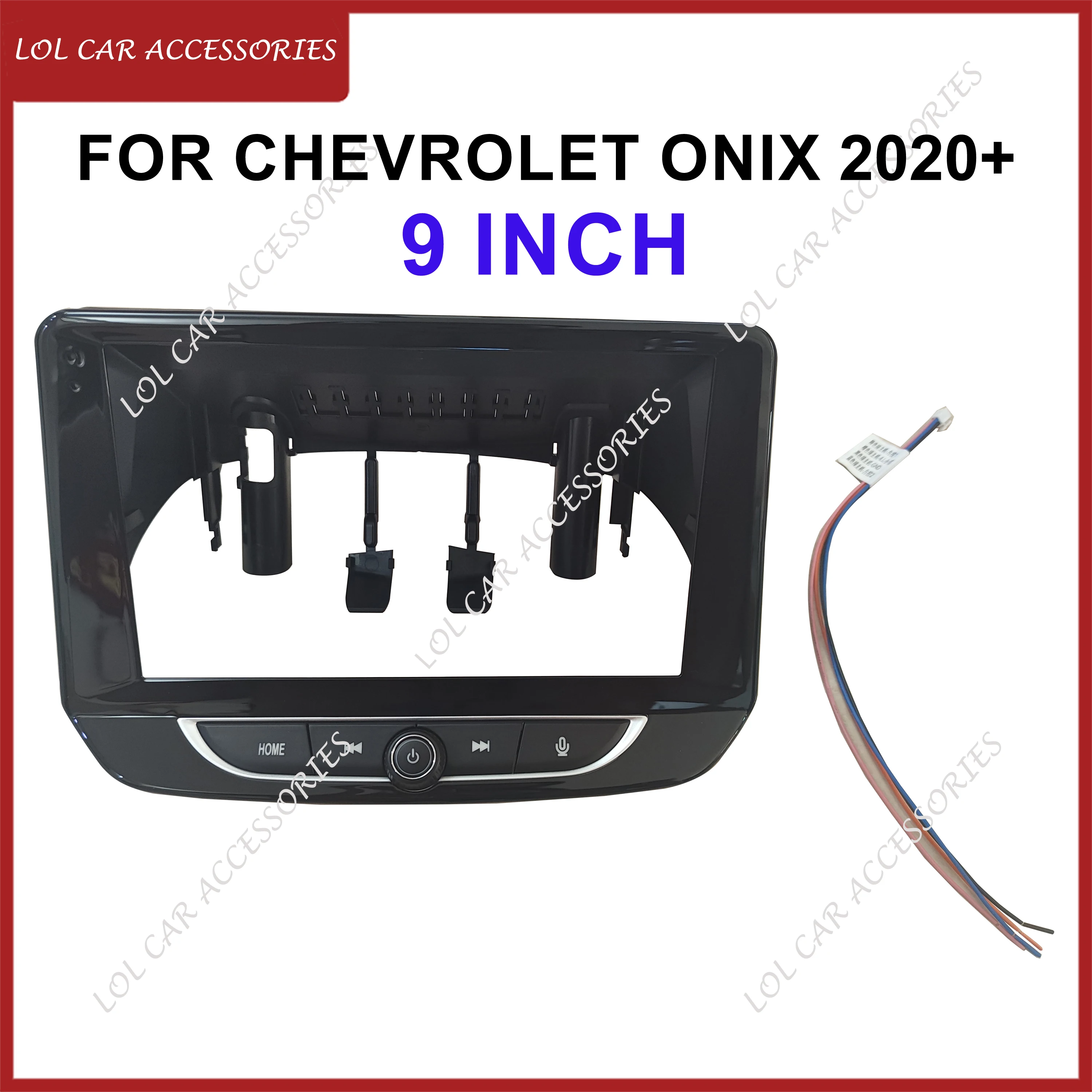 

9 дюймов для Chevrolet Onix 2020 + Автомагнитола Стерео GPS MP5 Android плеер 2 Din головное устройство рамка для приборной панели установка