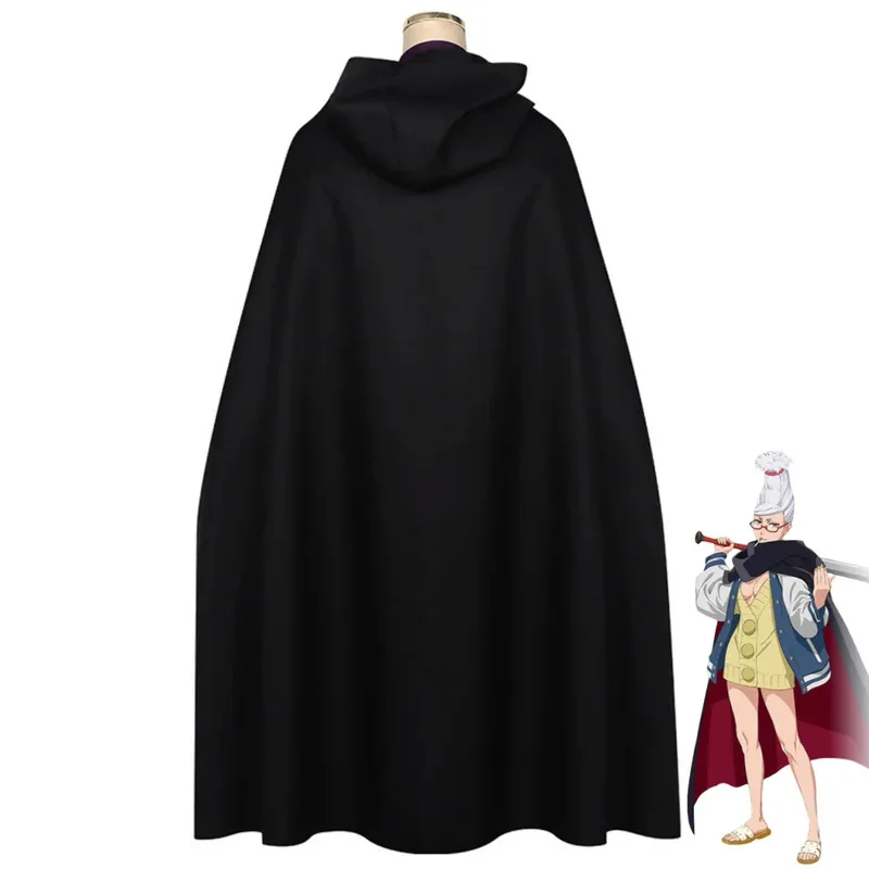 

CyAnime Dan Da Ken Seiko Ayase Косплей Костюм Dandadan Синяя бейсбольная форма Пальто Черный плащ Юбка Парик Женский сексуальный карнавальный костюм