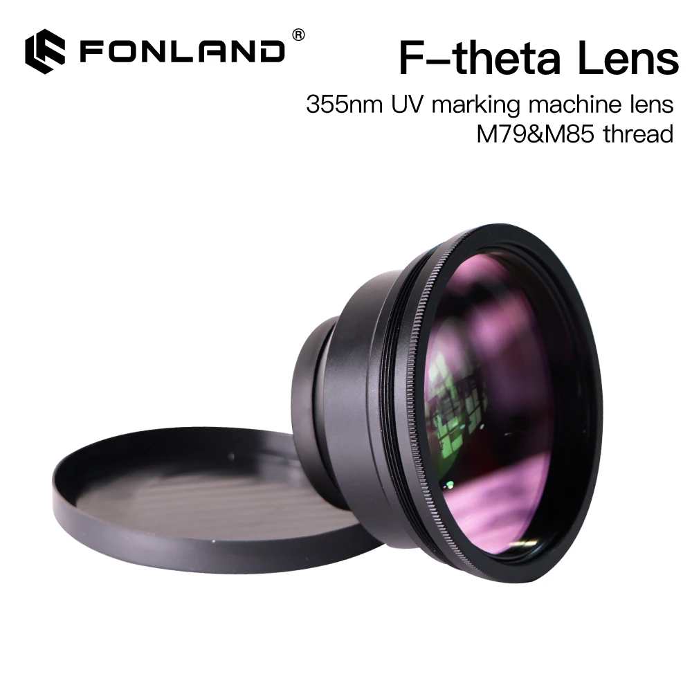 Fonland M79/M85 Scan UV F-theta Lens 355nm Focal length F160-420mm Scan Field 110x110-330x330 For UV Laser Galvo System 