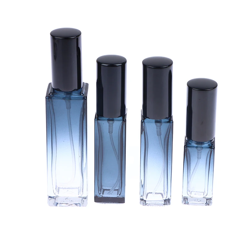 Bottiglia dispenser di profumo blu sfumato Bottiglia cosmetica da viaggio portatile di fascia alta da 5 ml/9 ml/20 ml