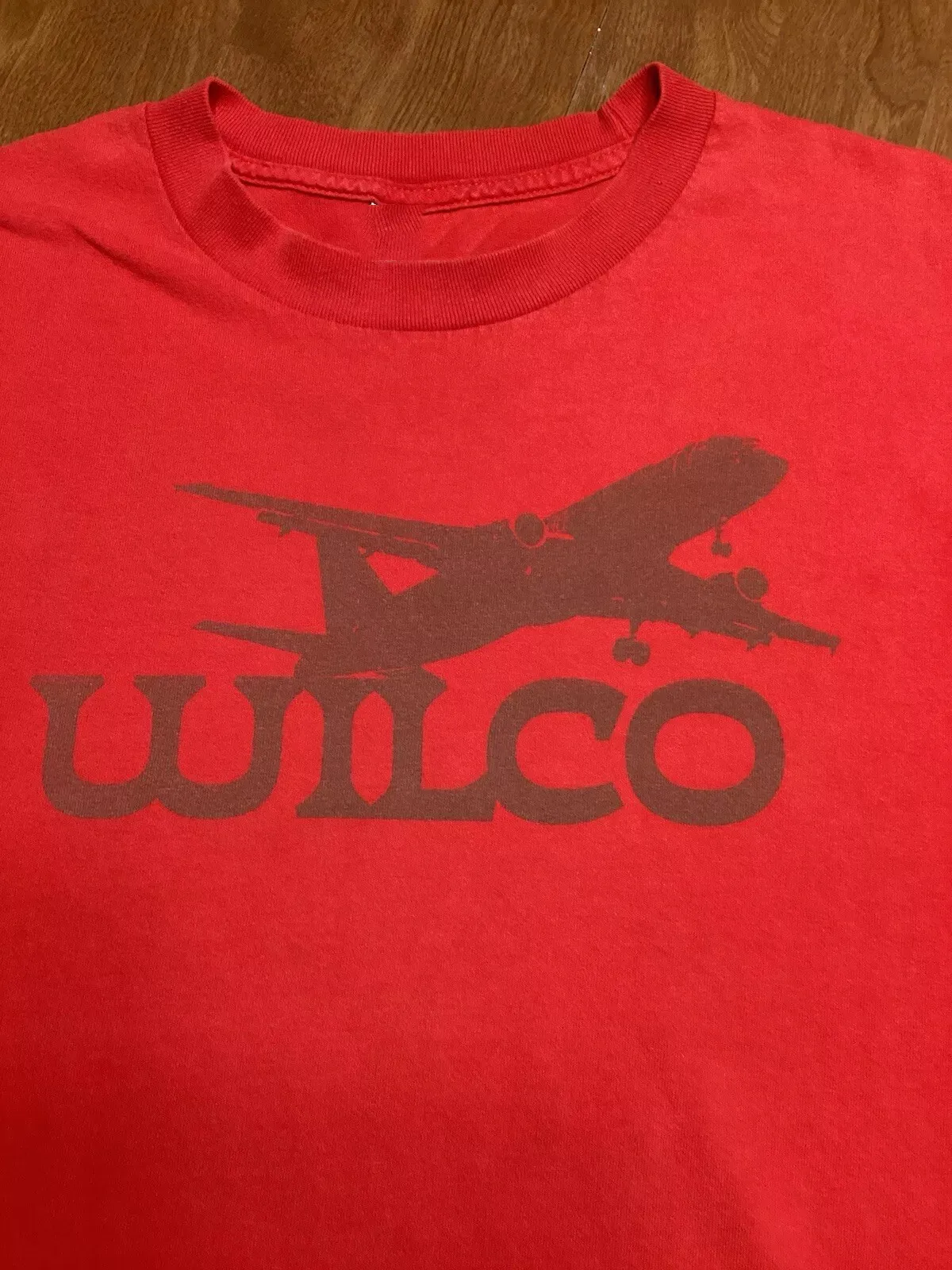 Wilco 2007 Sky Blue Sky Tour 1 Sided Red T Shirt Full Size S-5XL
