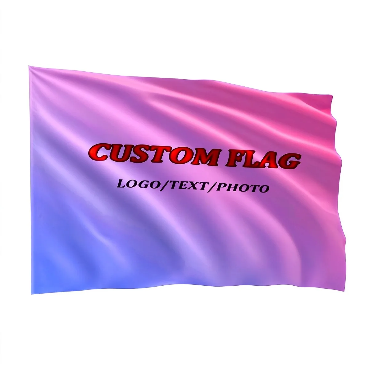Custom Garden Flag 150x90cm 3 Ply Double Sided Waterproof Personalized Logo Text Photo Outdoor Decor