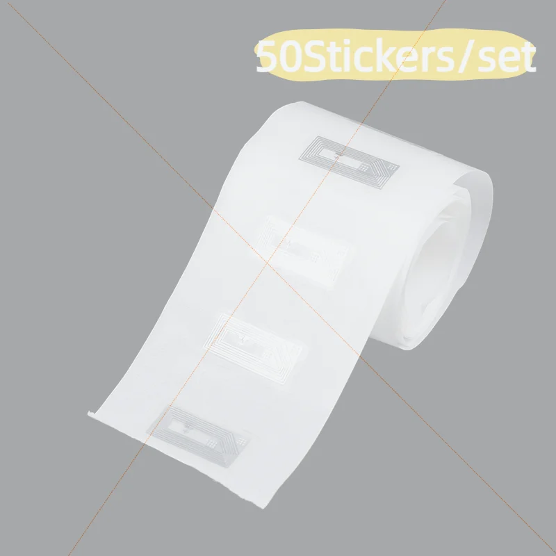 NFC 칩 Ntag213 스티커 습식 인레이 13.56MHz 라벨 태그 213 위조 방지 라벨 전자 라벨
