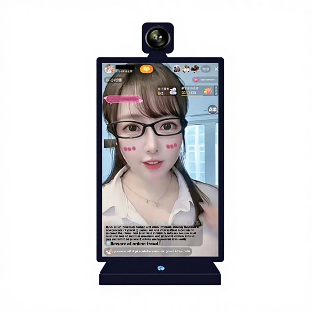 Live Streaming All-in-one Machine, Touch Screen with Green Screen Keying, Virtual Background Function, Large Screen Display