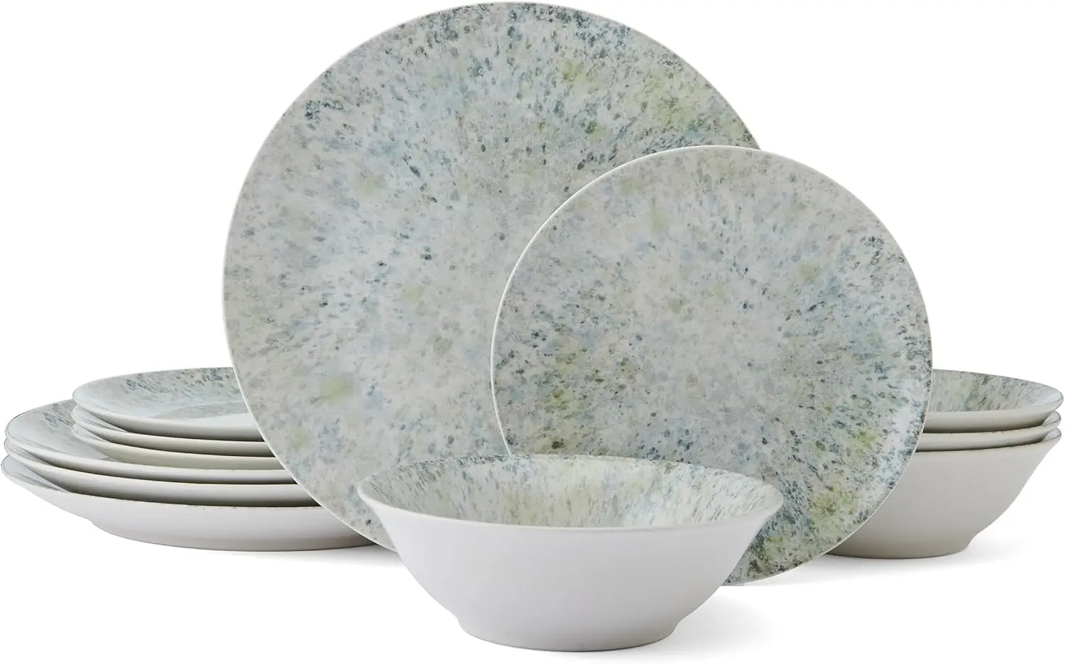 

Warren 12 Piece Dinnerware Plate Bowl Set, Service for 4