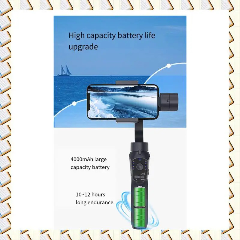 

A14M F10 3-Axis Handheld Gimbal Smartphone Stabilizer Cellphone Selfie Stick For Phone Vlog Anti Shake Video Recording Easy To U