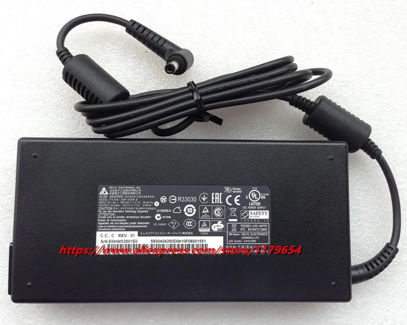 Chargeur adaptateur secteur d'origine Delta ADP-150VB 19.5V 7.7A 150W pour Gigabyte G5 GD RTX3050 GD51US123SH alimentation pour ordinateur portable 5.5*2.5mm
