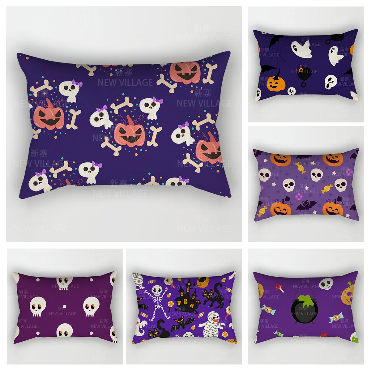 

Decorative Cushion Home Living Room Decor Throw Pillow Cover 48*74 30x50cm 40x60cm 50x70cm bedroom bed Halloween Pumpkin funny
