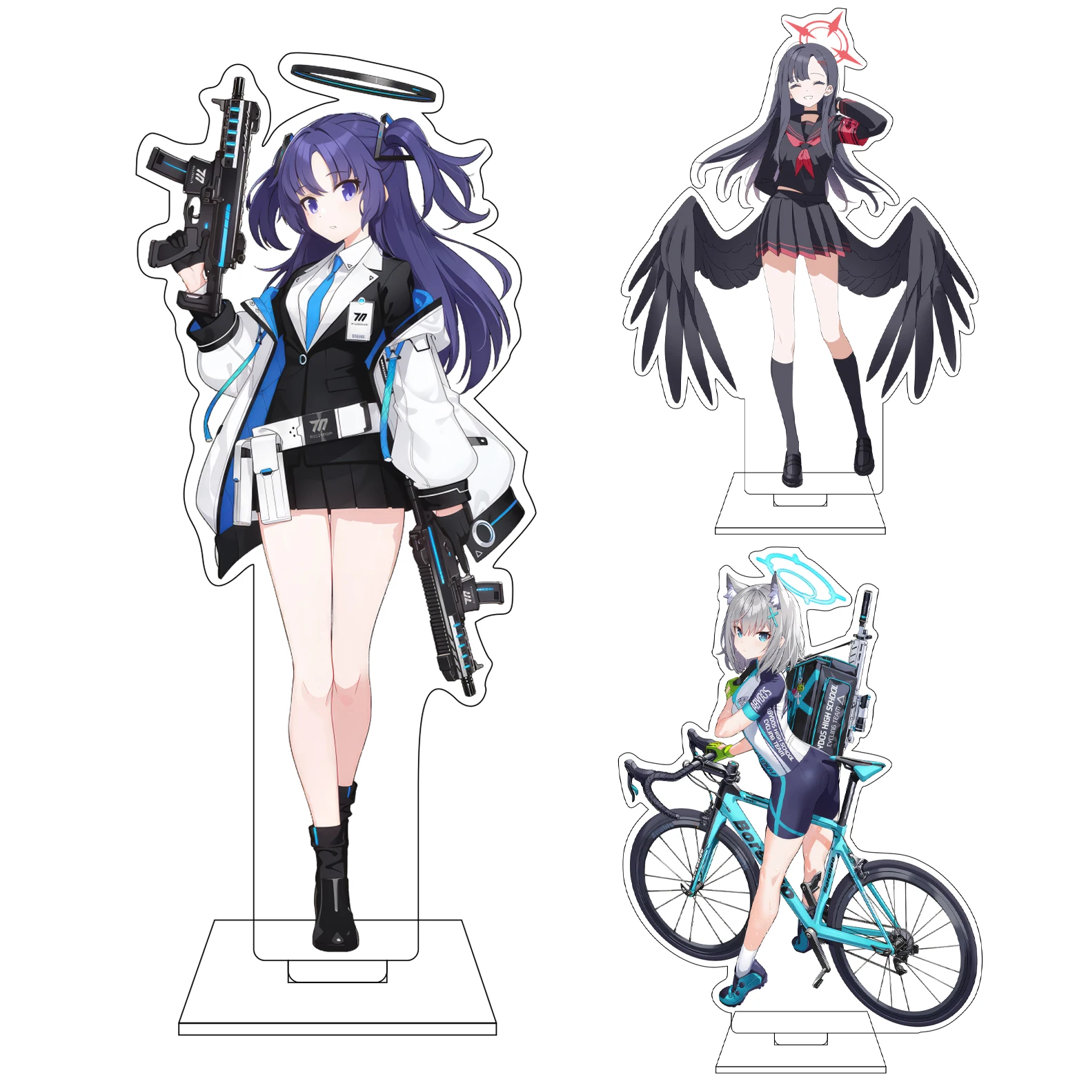 16CM Anime Blue Archive Cosplay Acryl-Figur Standplatte Natsume Iroha Sorasaki Hina Kuchinashi Yume Ayane Ornamente Geschenke