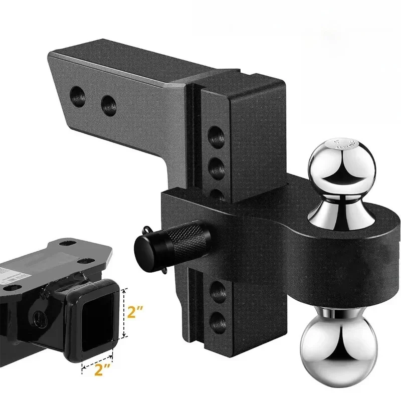 Trailer arm 6 inch with latch lock Double head trailer arm